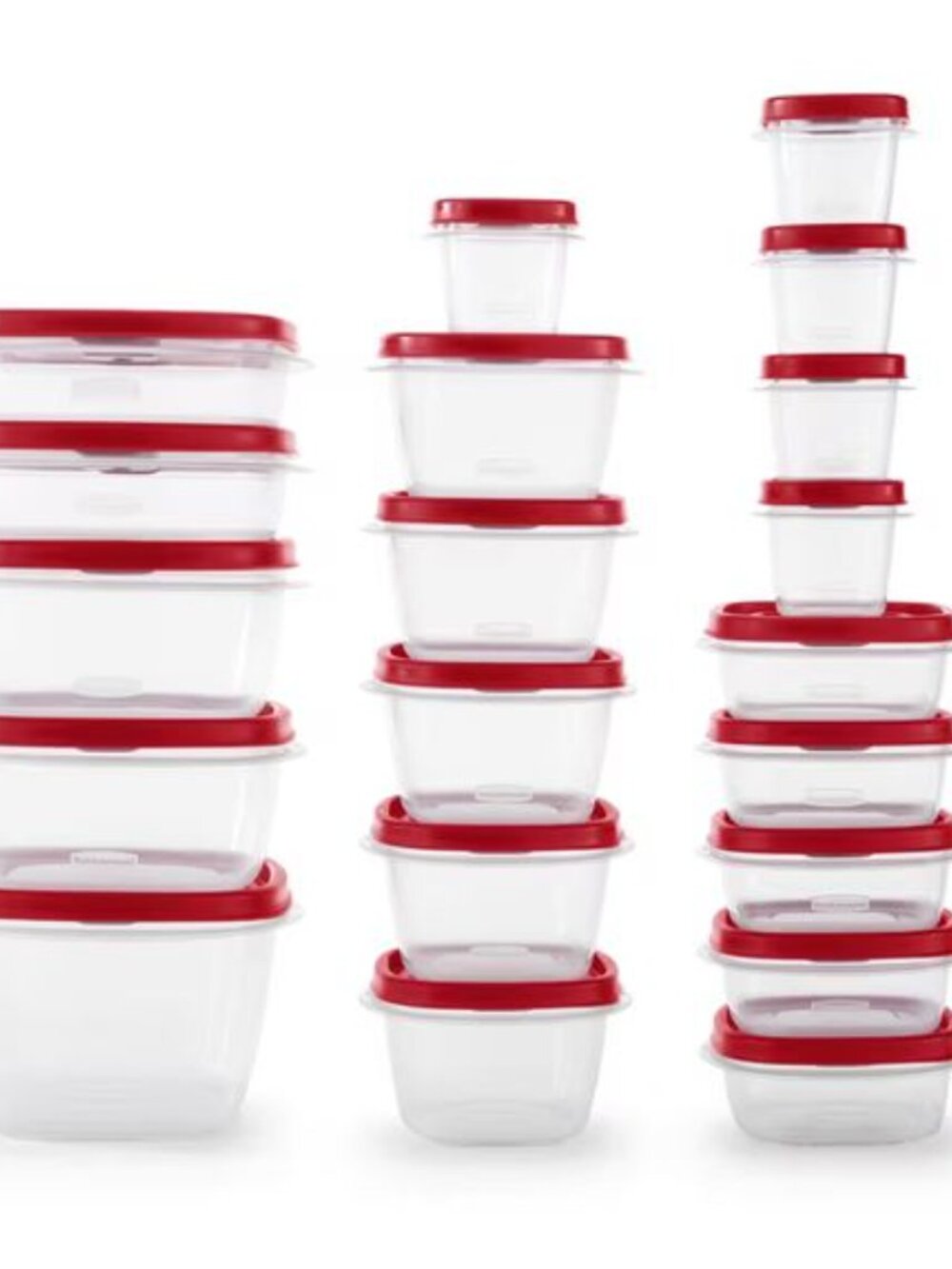 Rubbermaid EasyFindLids 40 Piece Food Storage Containers with Vented Lids